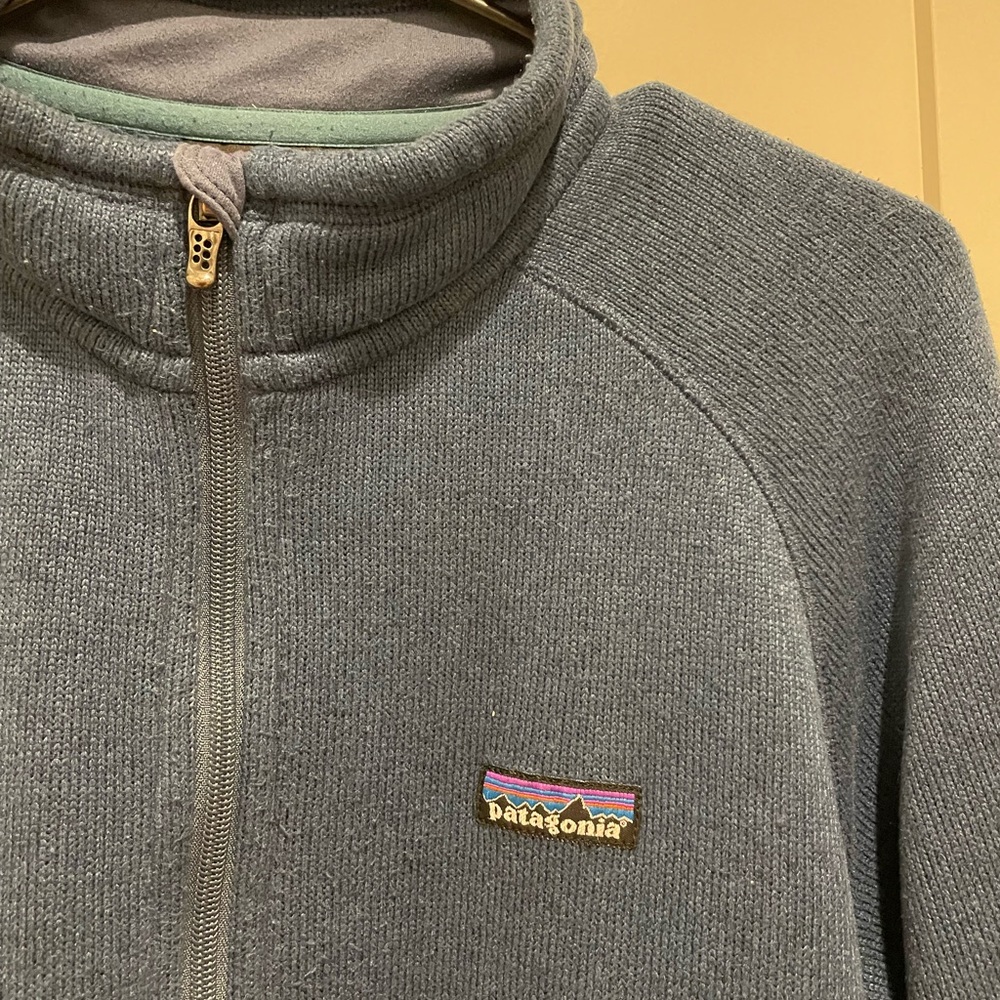 Men’s Patagonia Navy Full-Zip Fleece Jacket - Picture 2 of 5